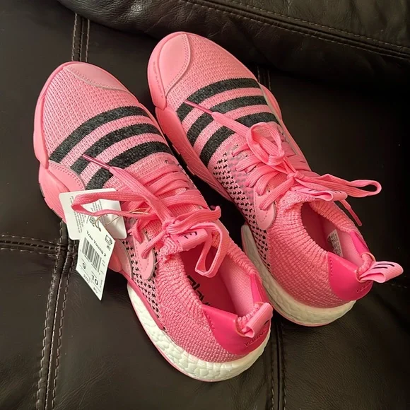 Adidas Trae Young 2 pink trap house  basketball men’s shoes size 9 NWT - Picture 3 of 8